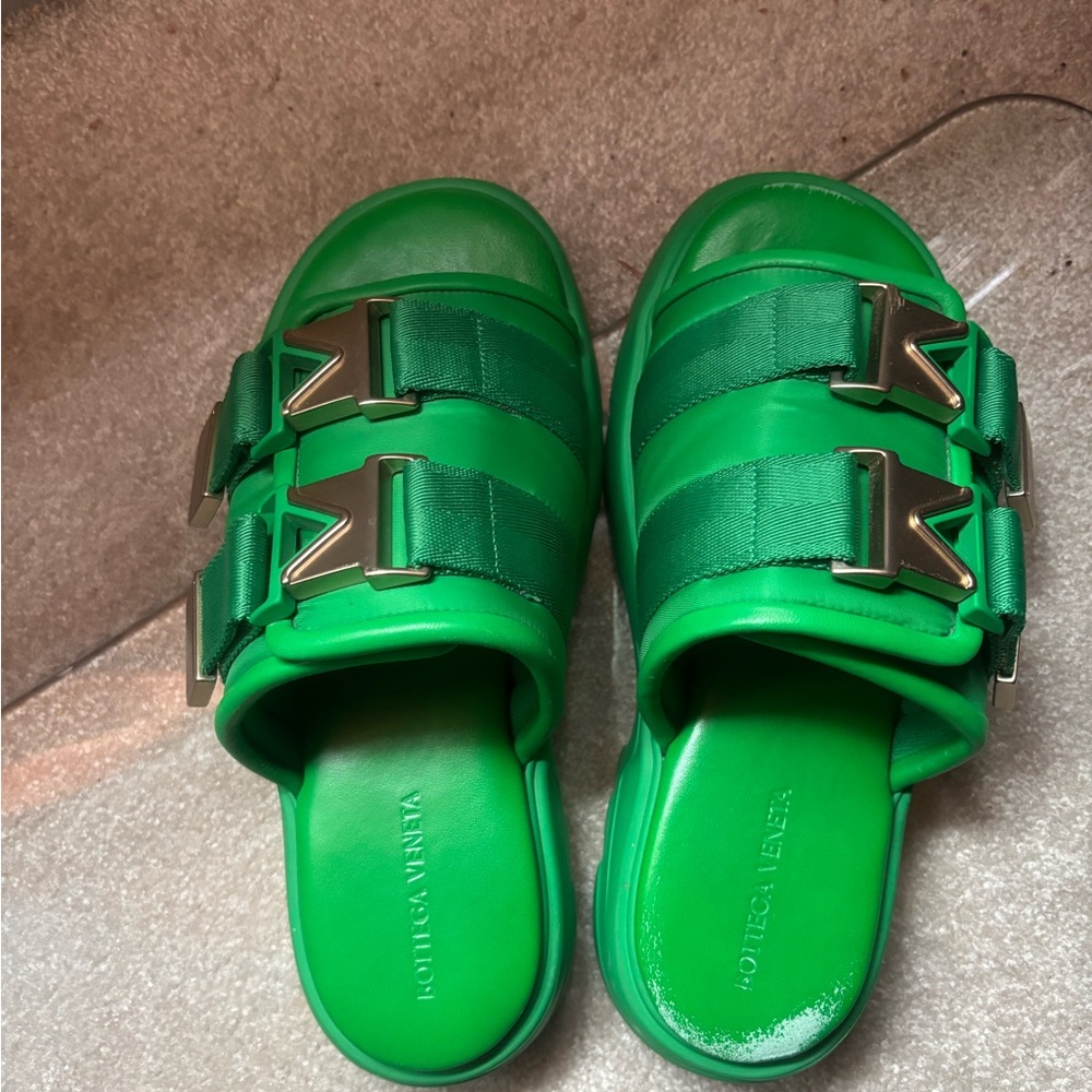 Bottega Veneta Green Footwear